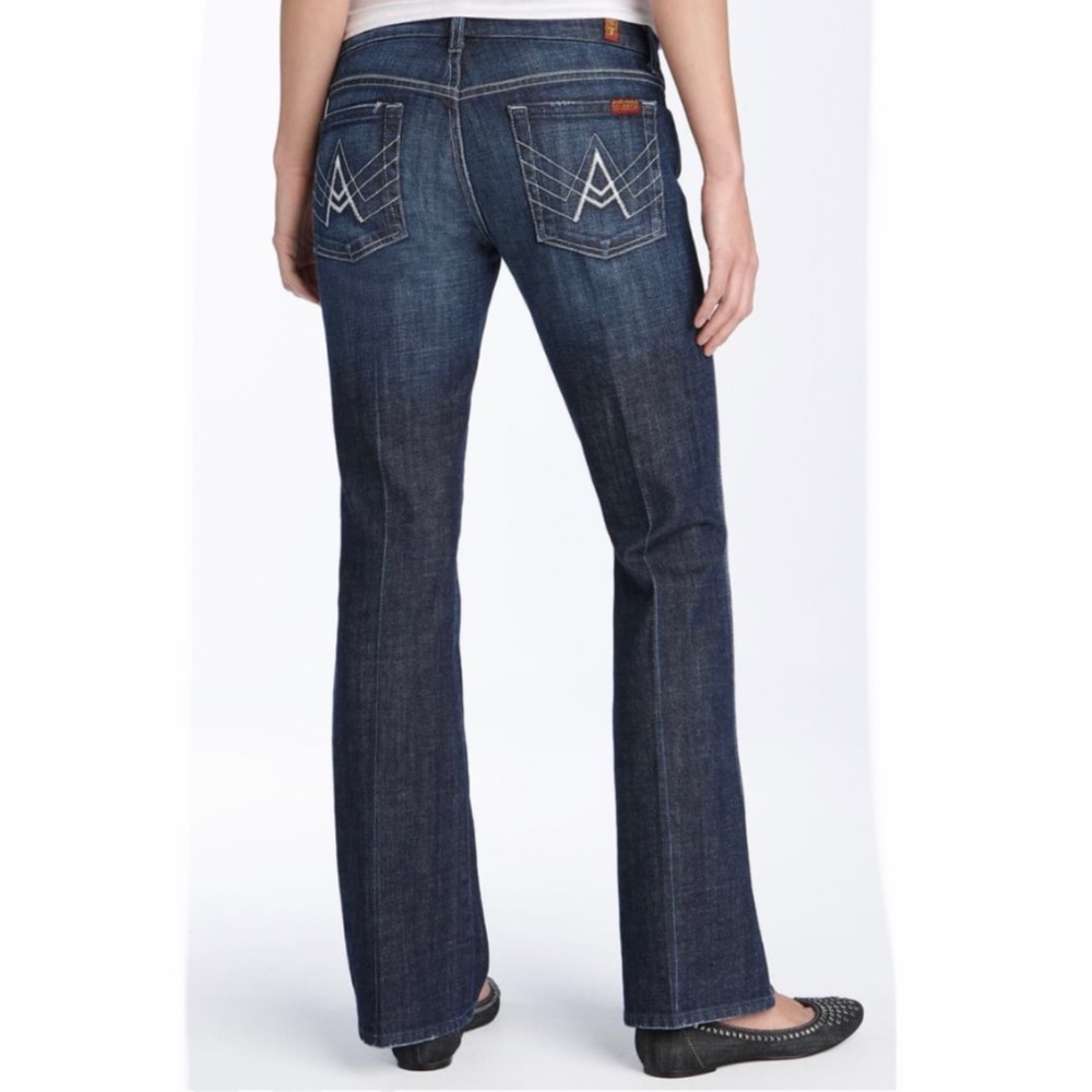 7 For All Mankind A Pocket Flare Jeans Size 27